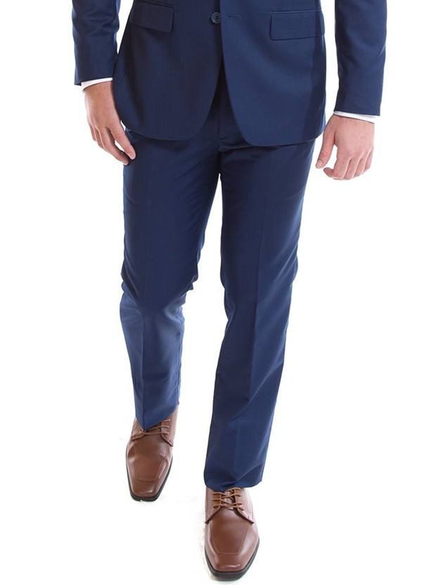 French Blue "Modern Fit" Suit Trouser