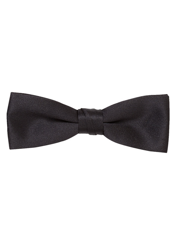 Tuxedo Park 1.5 Inch Black Satin Bow Tie