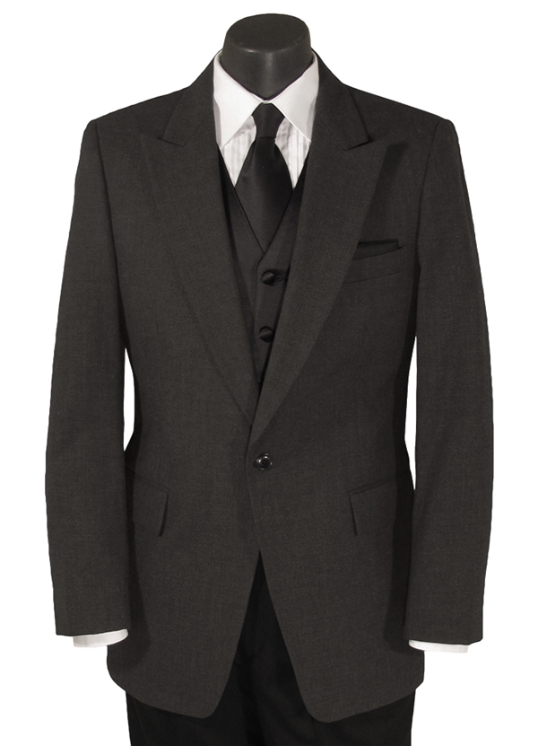 Classic Collection Charcoal Grey 'Stroller' Suit Coat