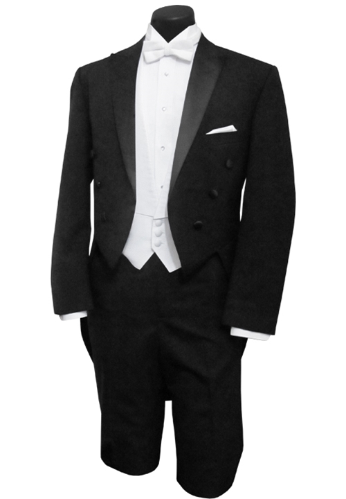 Classic Collection Black 'Crowley' Tailcoat and Pant Set