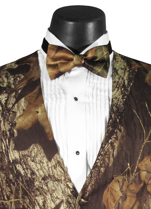 Bright Colored Tuxedos Camouflage 'Alpine' Bow Tie