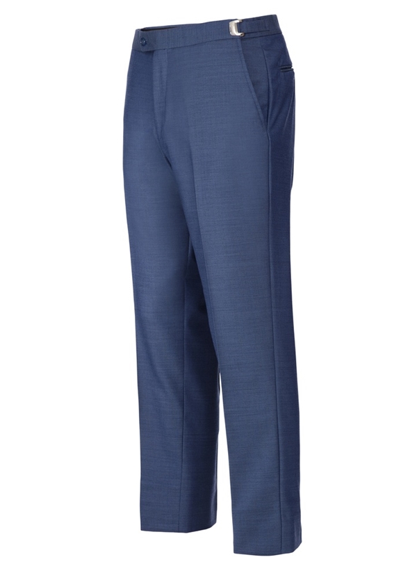 Dusk Blue Slim S120's Wool Pants