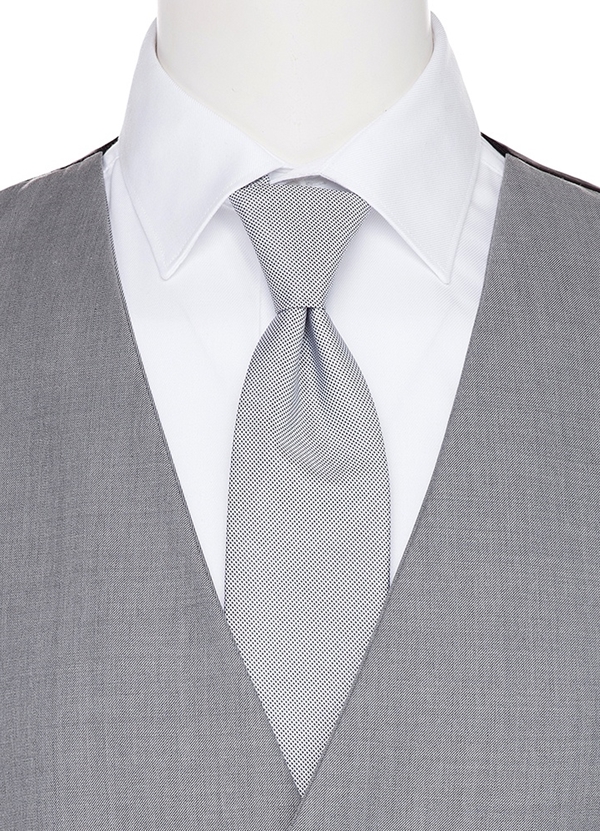 Heather Grey Coodinating Long Tie