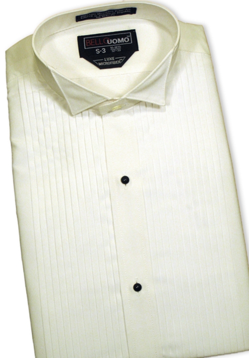 Classic Collection 'Nick' Ivory Turn Down Collar Shirt