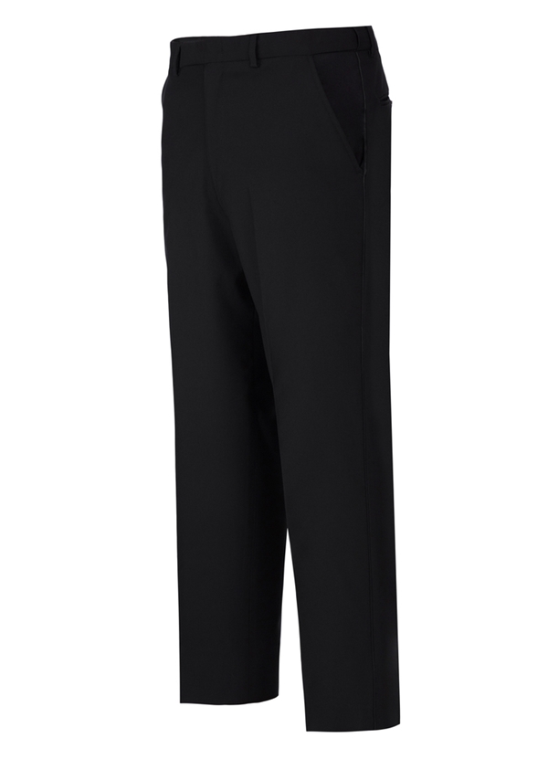 Black Slim S100's Wool Tuxedo Pants