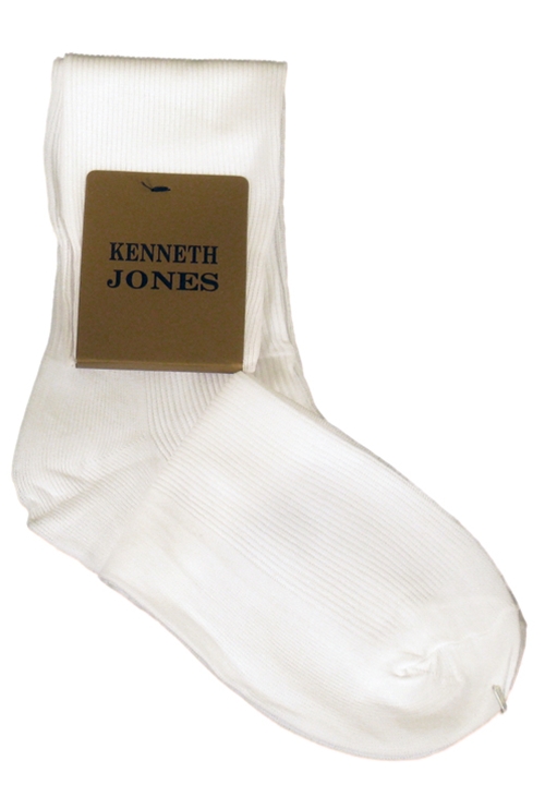 Classic Collection White Dress Socks