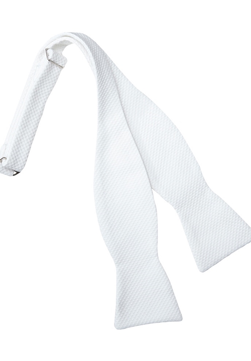 Tuxedo Park White Pique Self Tie Bow Tie
