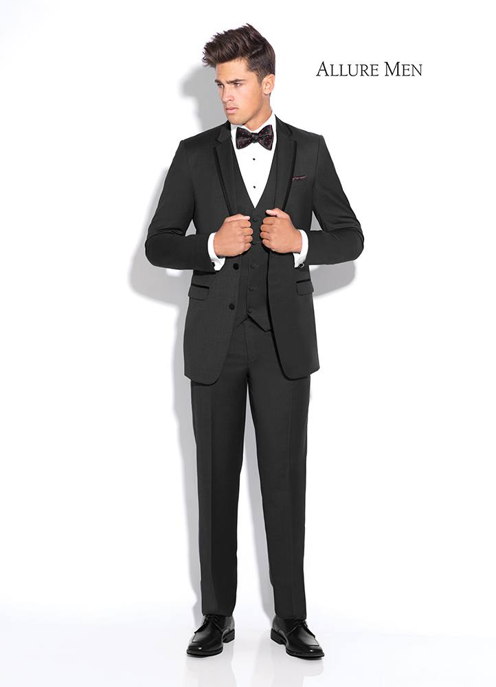 Granite Grey "Brunswick" Tuxedo Coat Separates