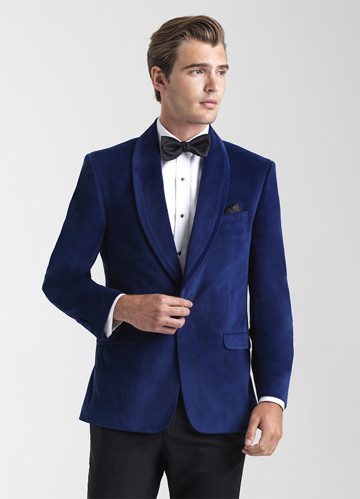 C6404 - Sapphire Blue Velvet Venice Dinner Jacket by Allure Men