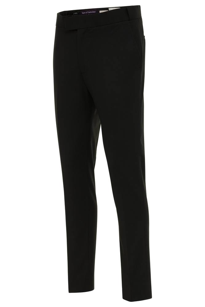 P6621 - Black Euro-Slim Fit Metro Pant