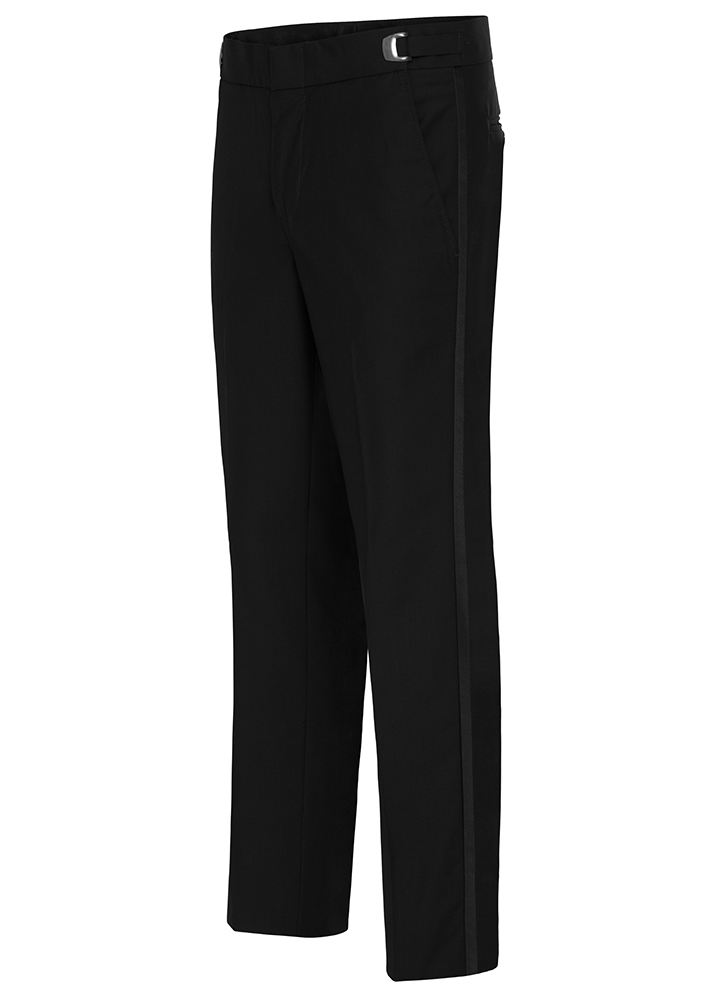 Black Basic Slim Tuxedo Pant