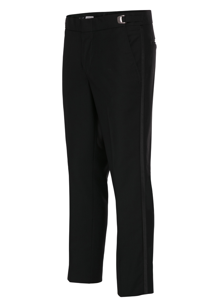 Black Basic Ultra-Slim Tuxedo Pant