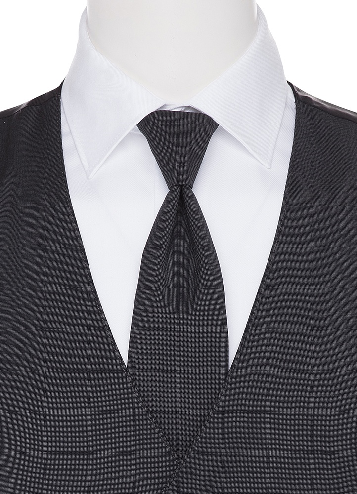 Granite Grey Long Tie