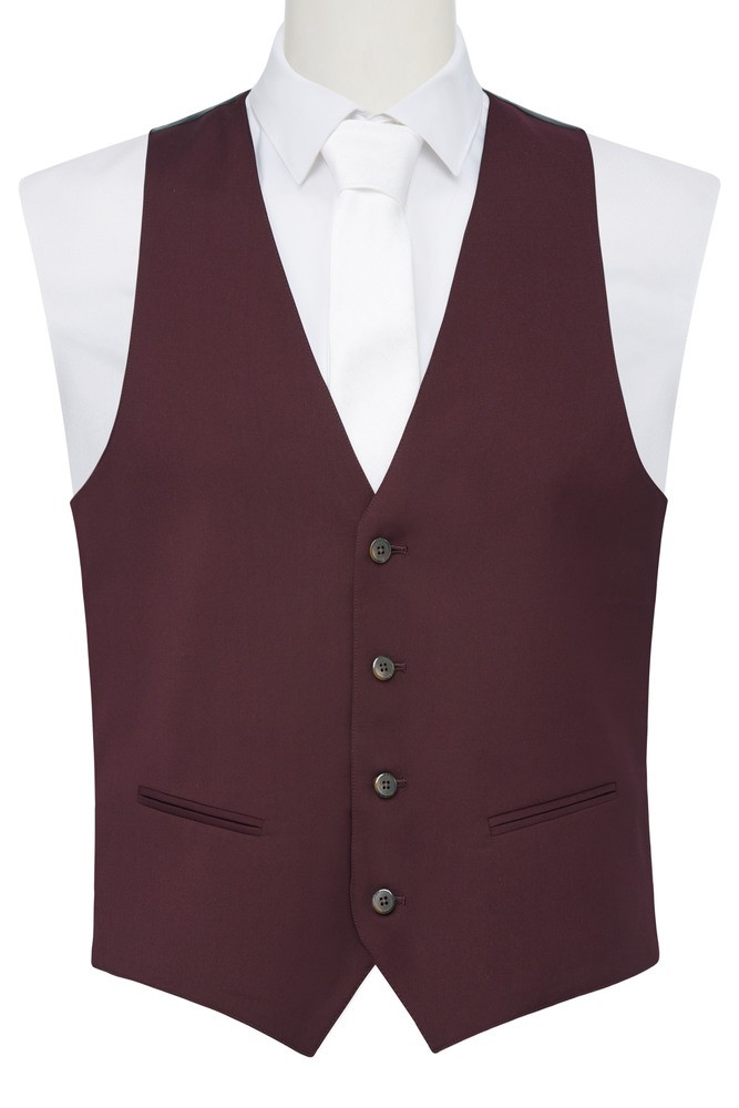 Burgundy Power-Stretch Vest