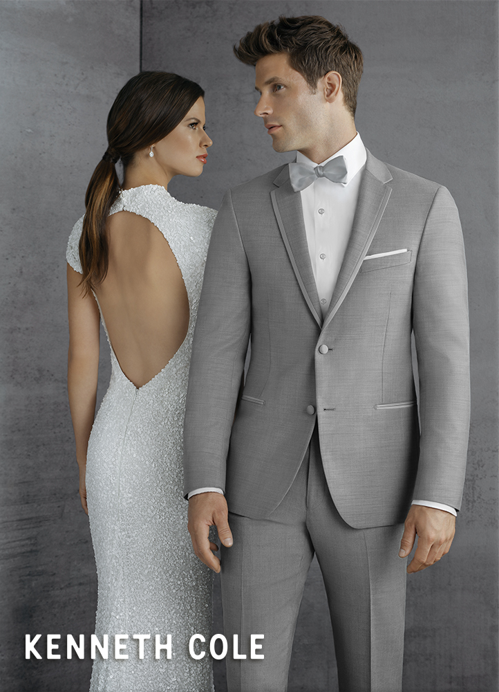 Heather Grey 'Lenox' Tuxedo Separates