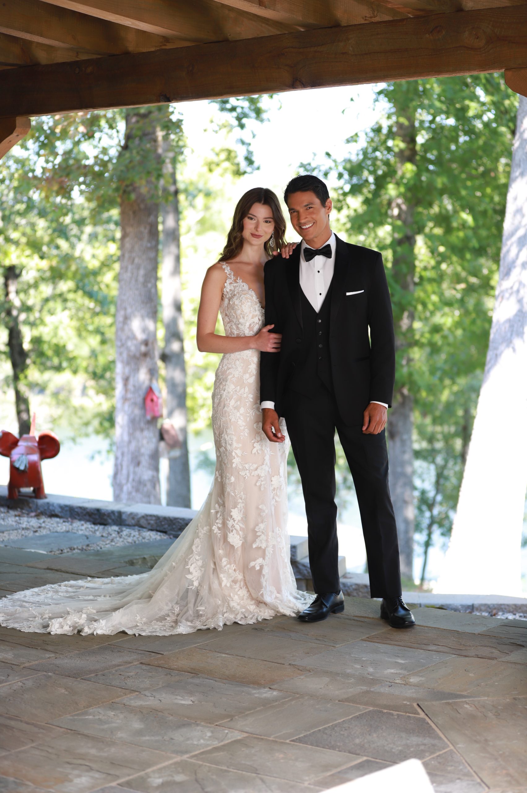 Black 'Dawson' Tuxedo Separates