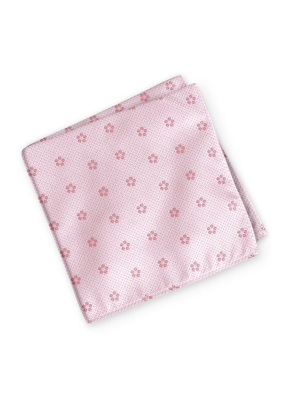 Quartz Sienna Floral Pocket Square