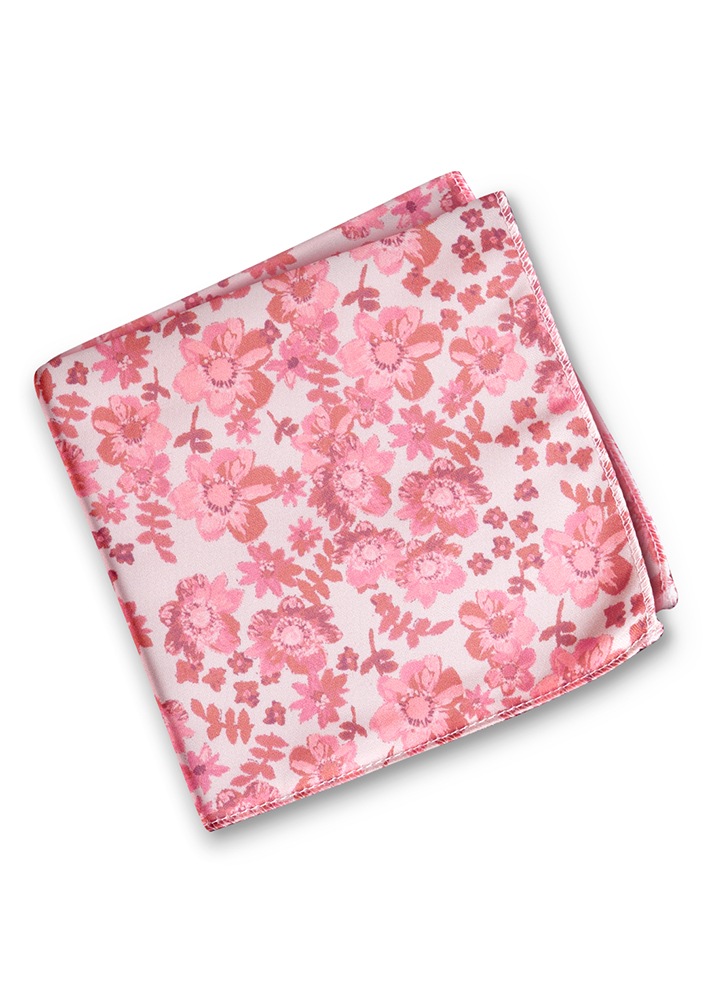 Blossom Floral Fusion Pocket Square