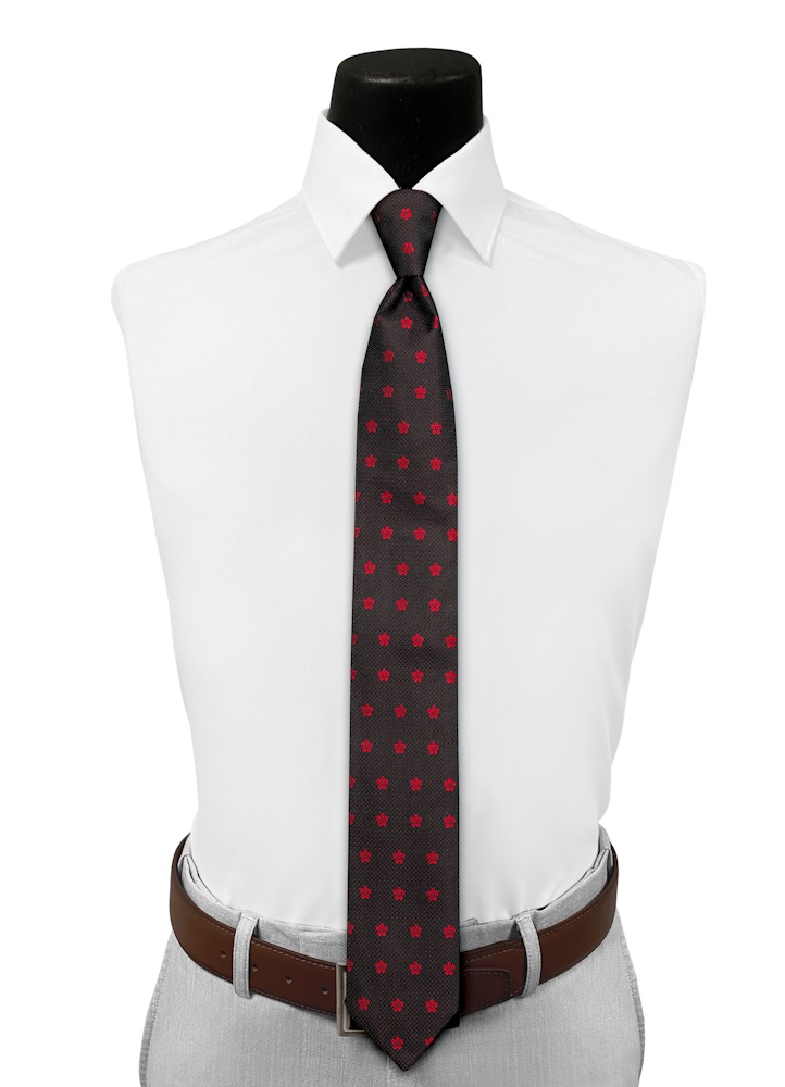 Ruby Sienna Floral Pre-Tied Long Tie