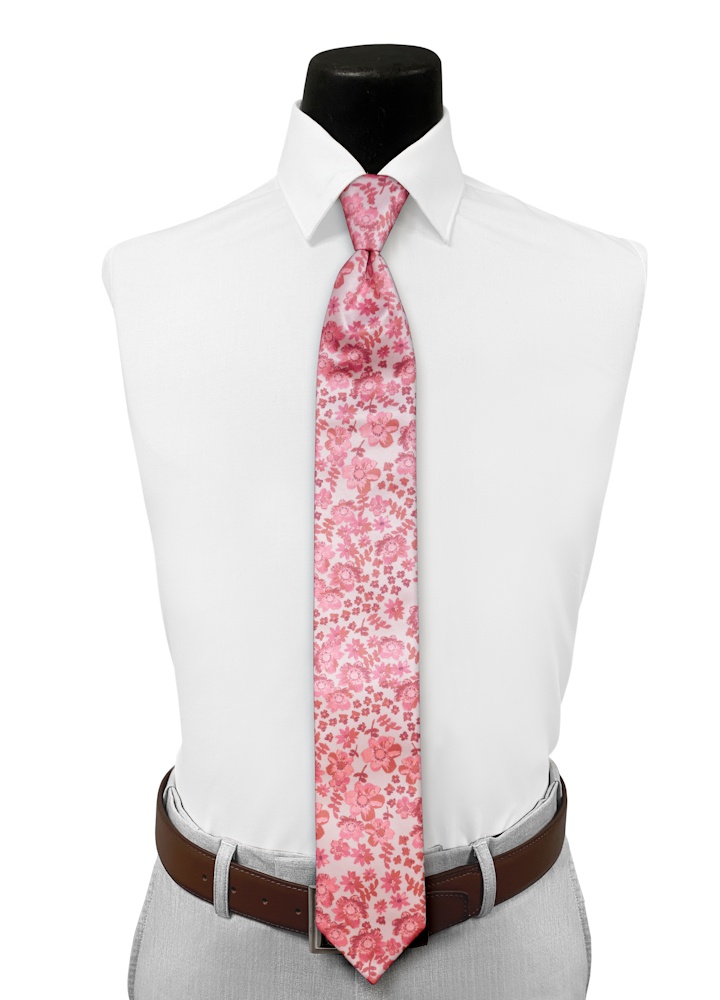 Blossom Floral Fusion Pre-Tied Long Tie