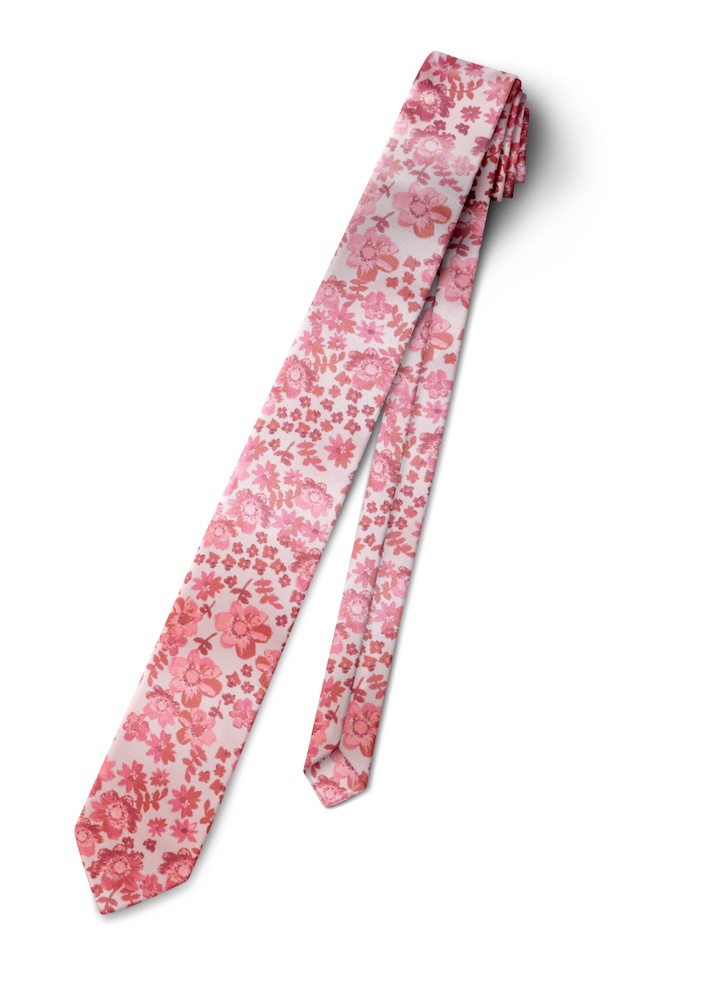 Blossom Floral Fusion Tie-Yourself Long Tie