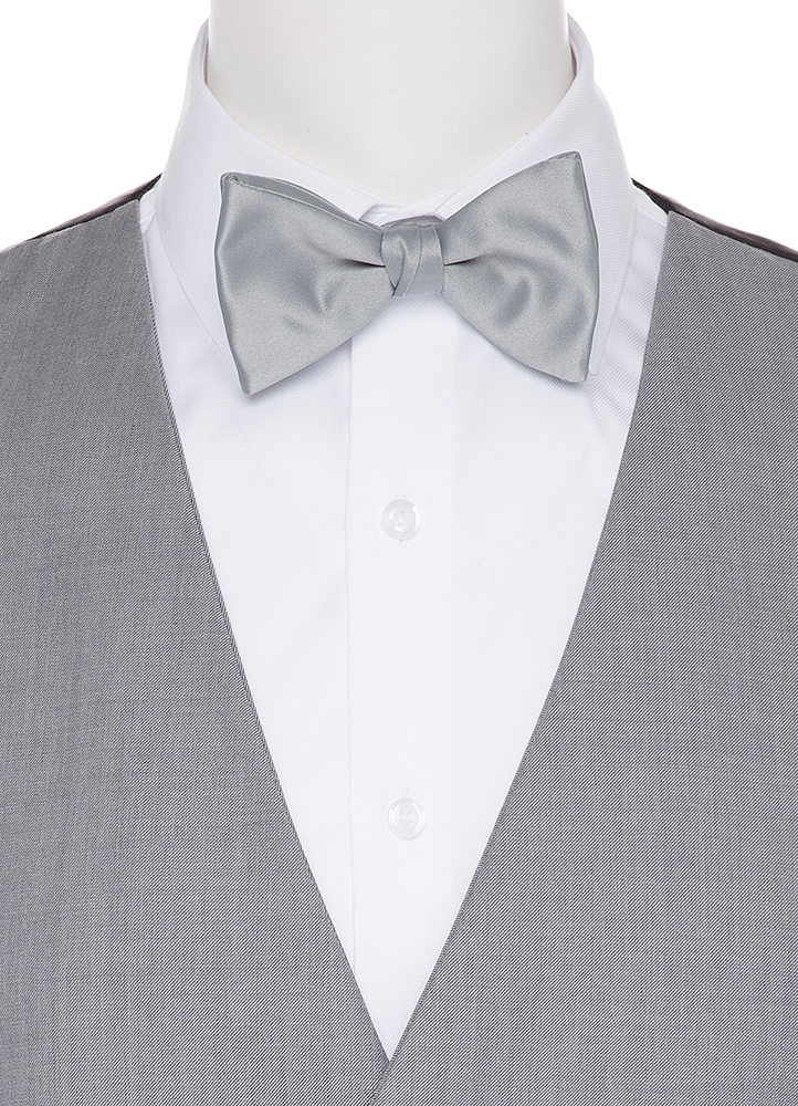 Heather Grey Bow Tie