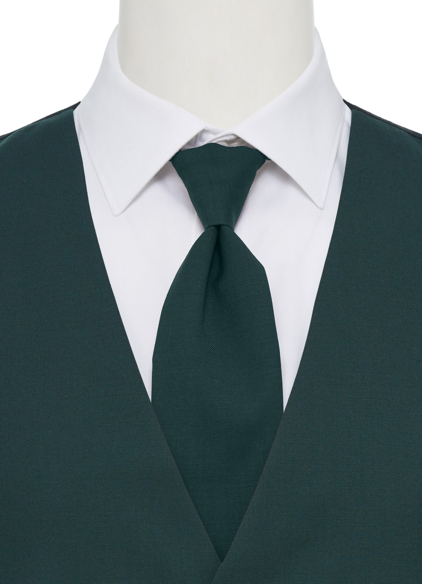 Hunter Green 'Luka' Pre-Tied Long Tie