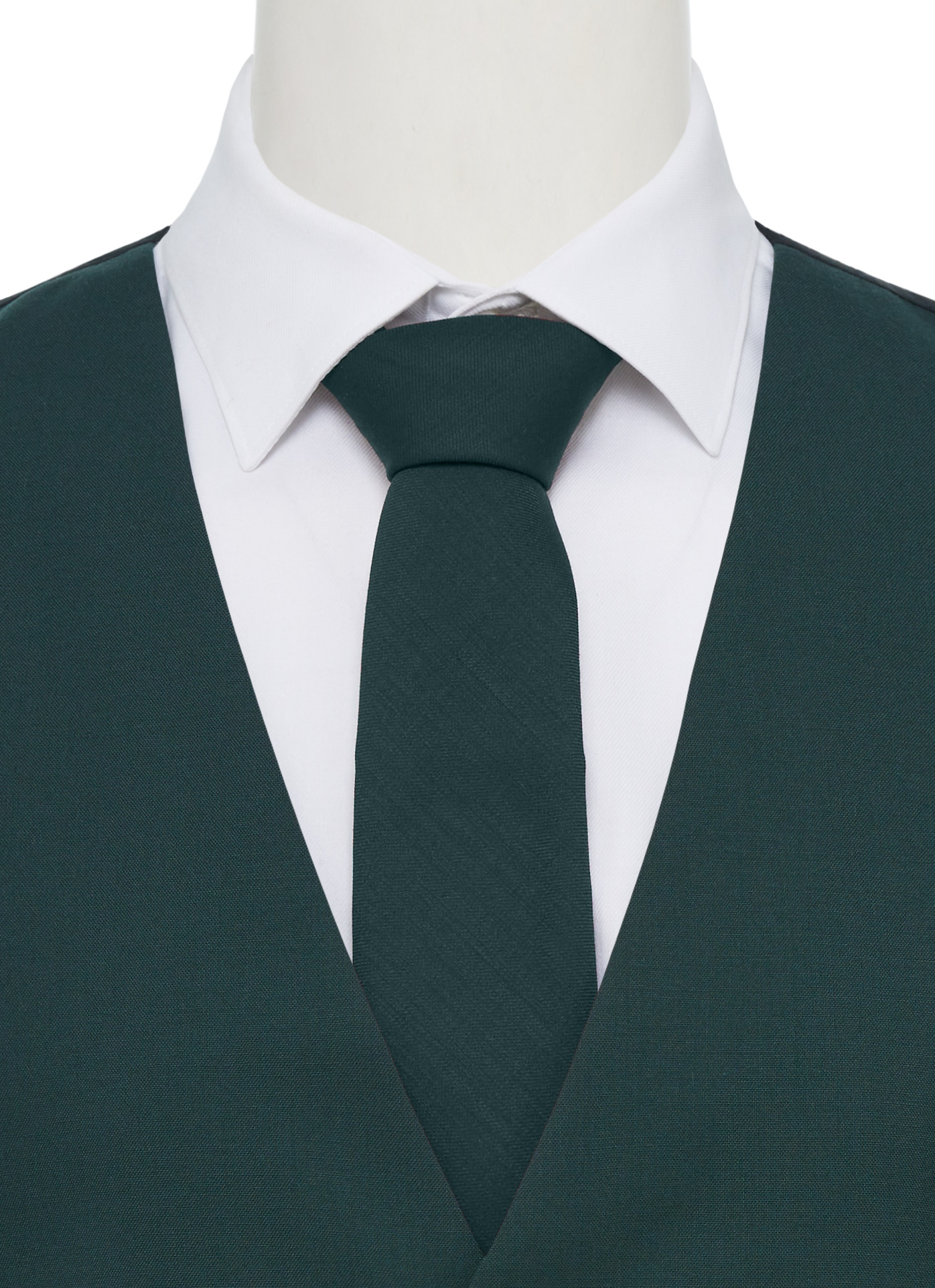 Hunter Green 'Luka' Tie-Yourself Long Tie