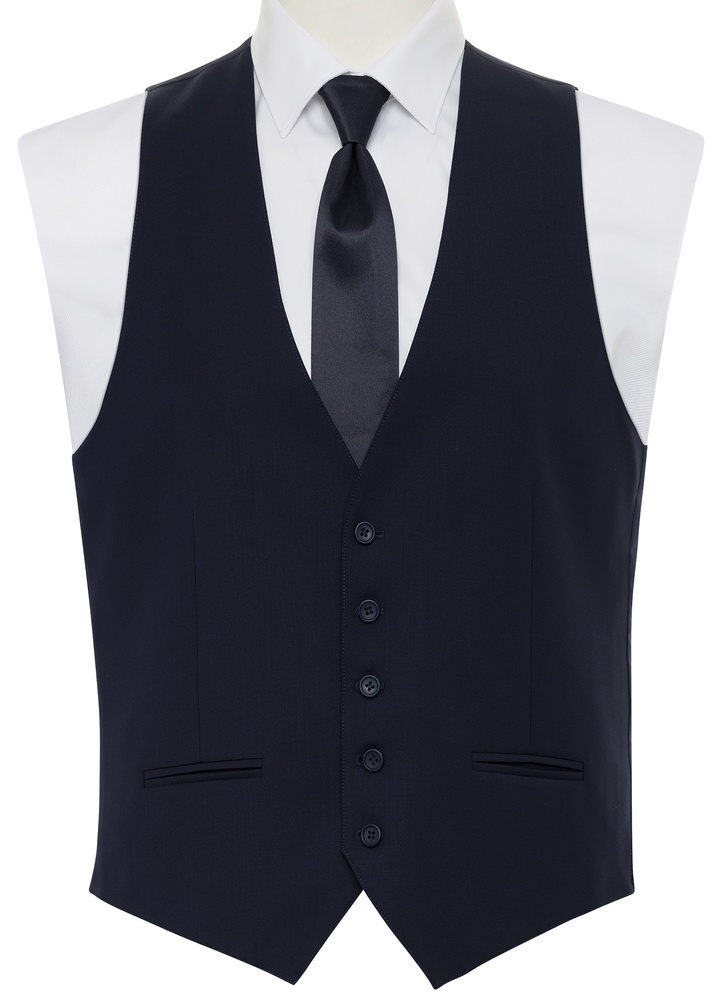 Navy Dawson Pre-Tied Long Tie