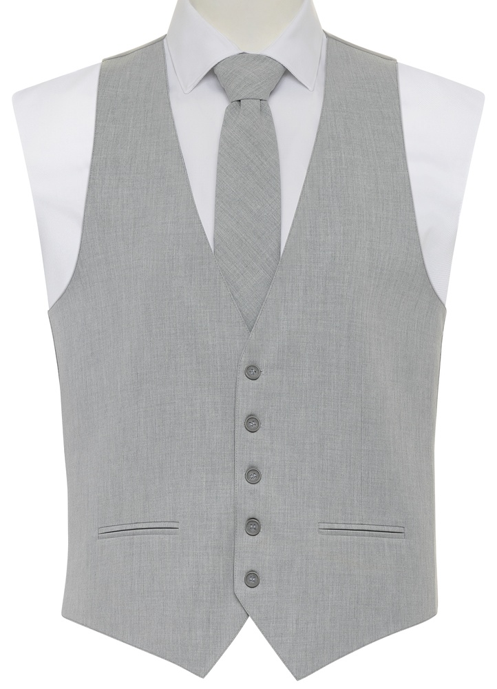 Platinum Grey Tie-Yourself Long Tie