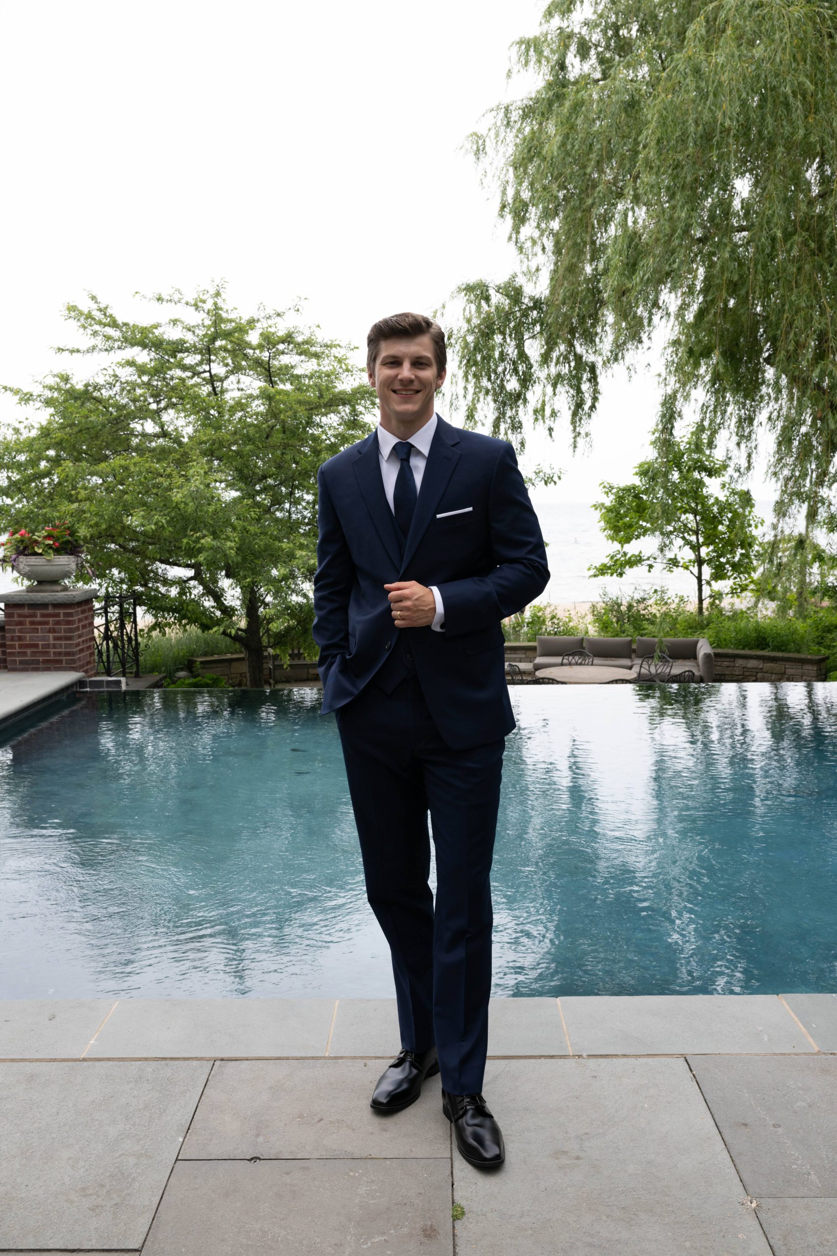 Navy 'Dante' Suit Separates